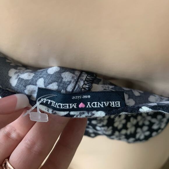 Brandy Melville Jacqueline crop tank dainty floral OSFM cottagecore spring - Picture 5 of 5